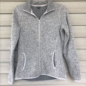 Eddie Bauer Zip Front Sweater